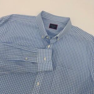 UNTUCKIT XXX-Large Wrinkle Free‎ Blue Plaid Button Down Shirt